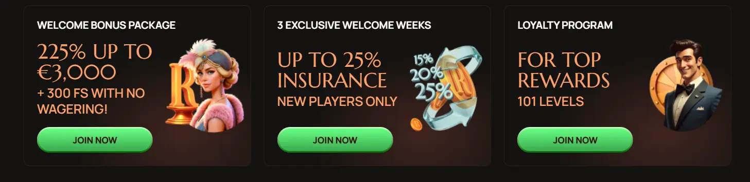 Ritzo Casino Banner